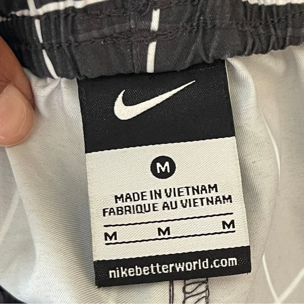 NIKE | Windowpane Check Swim Trunks Sz M